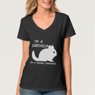 T-shirt Costume Chinchilla Cute Chinchillas
