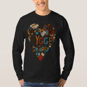 T-shirt Costume Confortable Hygge pour Femmes Hommes Enfan