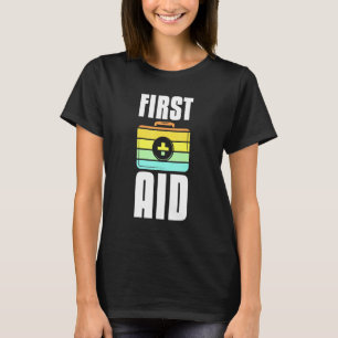 T-shirt Costume cool de premiers soins Oeuvre Vintage Croi