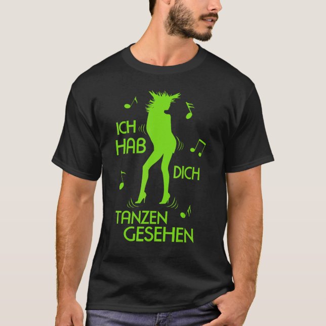 T-shirt Costume Cordula Dance Party Carnaval vert (Devant)