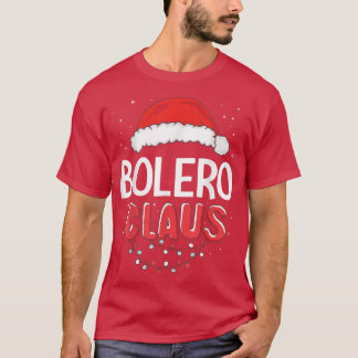 T-shirt Costume correspondant à Noël Bolero Santa Claus T-
