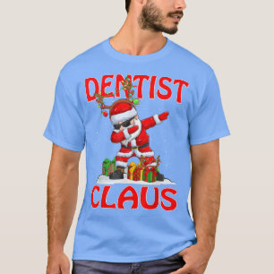T-shirt Costume correspondant Noël du Père Noël Dentiste