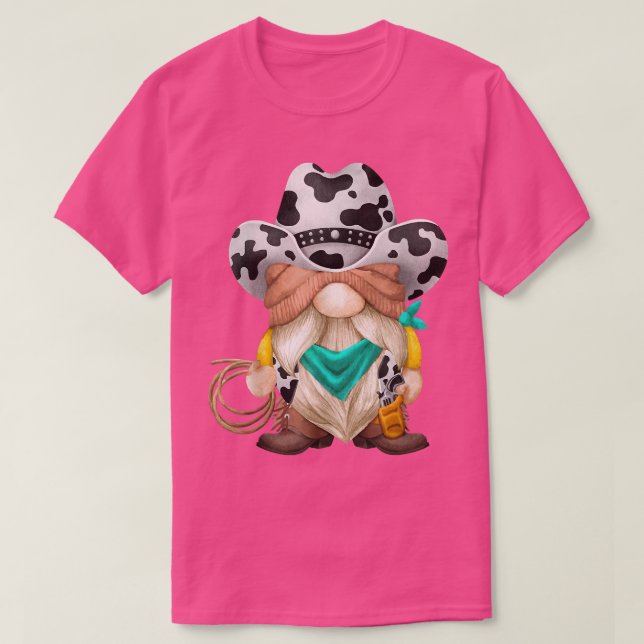 T-shirt Costume Cute Cowboy Pour Femmes Avec Impression La (Design devant)