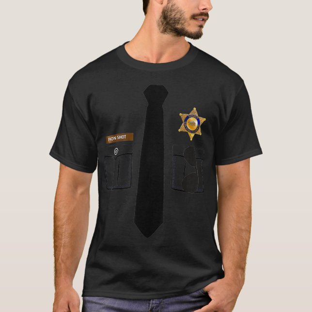 T-shirt Costume d'agent correctionnel de la Garde pénitent (Devant)