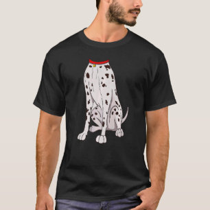 T-shirt Costume Dalmatien mignon Pour Halloween Chien Anim