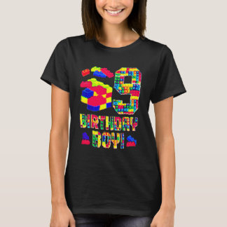 T-shirt Costume d'anniversaire 9 ans Bâtiment Bo