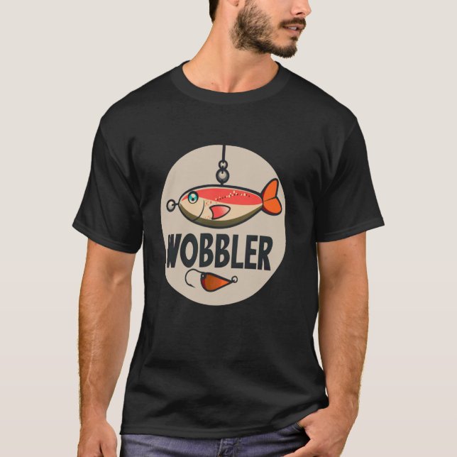 T-shirt Costume d'appât wobbler pour les amoureux de l'ave (Devant)