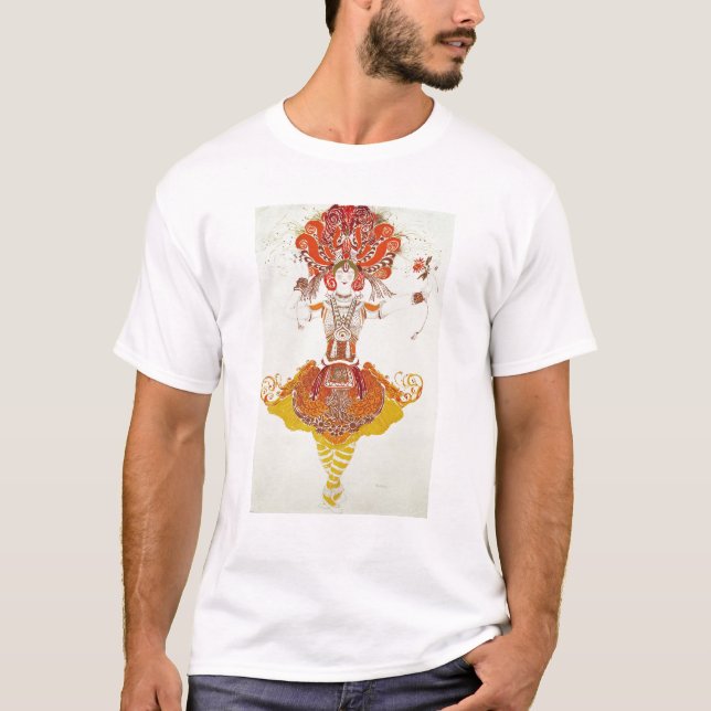T-shirt Costume de ballet pour "le Firebird", par (Devant)