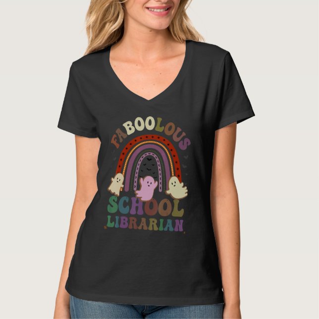 T-shirt Costume de BIBLIOTHÉCAIRE Scolaire Faboolous C'est (Devant)