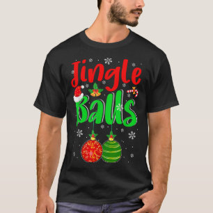T-shirt Costume de blague drôle de Noël Jingle pour hommes