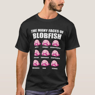 T-shirt Costume de Blobfish - Vilain Boule Poisson Visage
