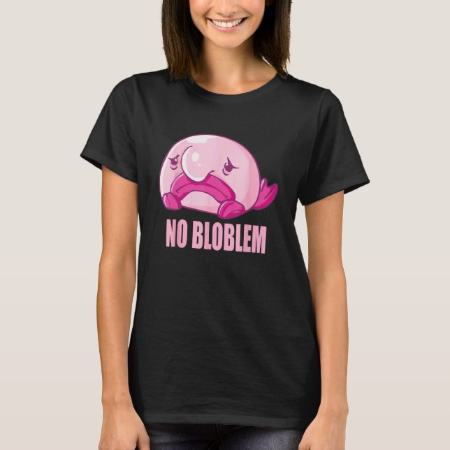 T-shirt Costume de blobfish - visage de blob fish laid - B (Devant)