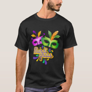 T-shirt Costume de bouffon Mardi Gras 2024 Enfants Filles