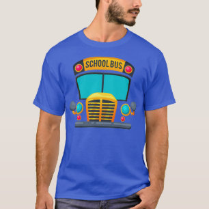 T-shirt Costume de bus scolaire Funny Halloween Conducteur