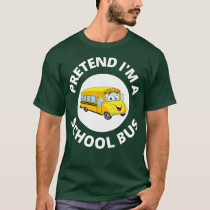 T-shirt Costume De Bus Scolaire Prétendre Ix27m A Bus Scol