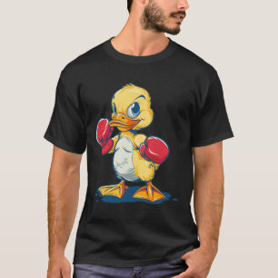 T-shirt Costume de canard drôle avec gants de boxe pour ca