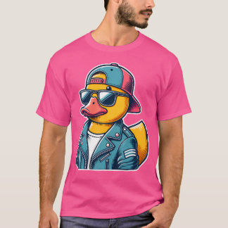 T-shirt Costume de canard en caoutchouc cool Gangster Styl