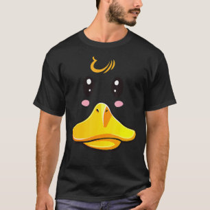 T-shirt Costume de canard en caoutchouc mignon Ducky Visag