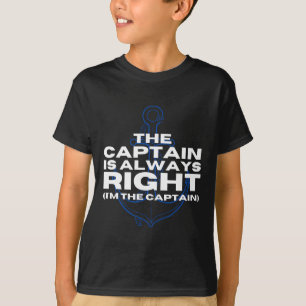 T-shirt Costume de capitaine de bateau Mon bateau ne fonct