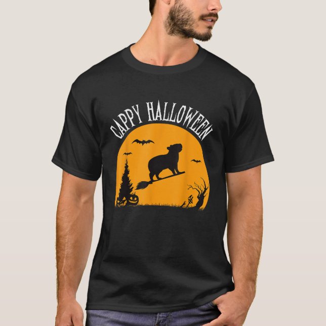T-shirt Costume de capybara drôle de Cappy Halloween  (Devant)