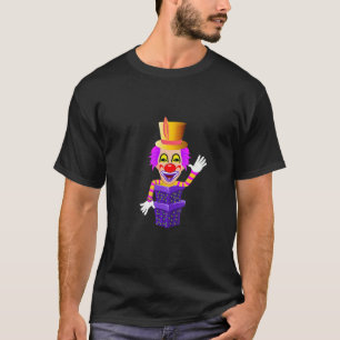 T-shirt Costume de carnaval clown de la boîte mardi gras