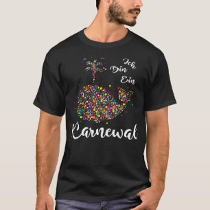 T-shirt Costume de carnaval Ich Bin Ein Karnewal Confetti