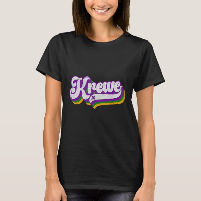 T-shirt Costume de carnaval Krewe Mardi Gras Hommes Femmes (Devant)