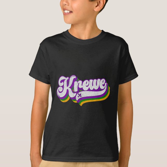 T-shirt Costume de carnaval Krewe Mardi Gras Hommes Femmes (Devant)