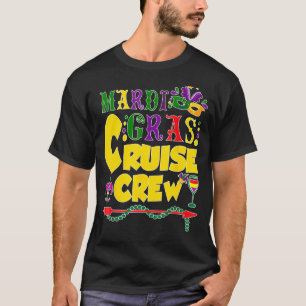 T-shirt Costume de carnaval Mardi Gras Cruise Squad Celebr