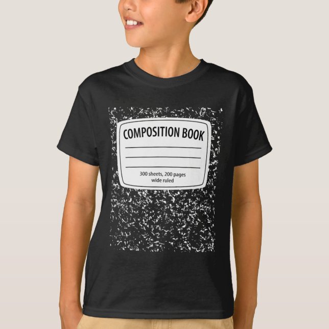 T-shirt Costume de Carnet de composition - Salle de groupe (Devant)