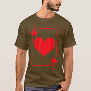 T-shirt Costume de carte à jouer Jack of Hearts pour Hallo