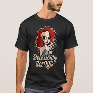 T-shirt Costume De Chalet De Choc Rockabilly Pour La Vie P