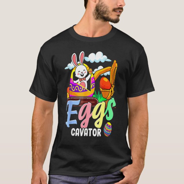 T-shirt Costume De Chasse Aux Oeufs De Pâques Pour Les Enf (Devant)