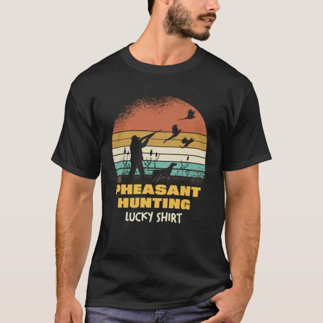 T-shirt Costume de chasse de faisan (Devant)