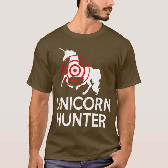 T-shirt Costume de chasseur de licorne (Devant)