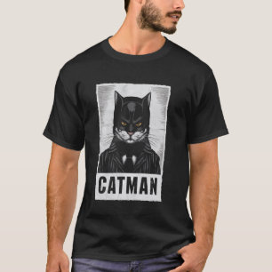 T-shirt Costume de chat Catman Félin Animal Cool