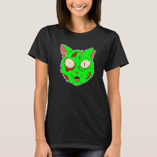 T-shirt Costume de chat zombie paresseux pour Halloween Ép