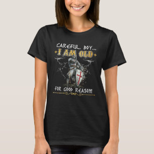T-shirt Costume de Chevalier Templier Chrétien Chapelet Cr