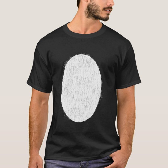 T-shirt Costume de cheveux Feline Cat Belly (Devant)