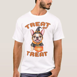 T-shirt Costume de chien Halloween pour Bouledogue françai