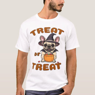 T-shirt Costume de chien Halloween pour Bouledogue françai