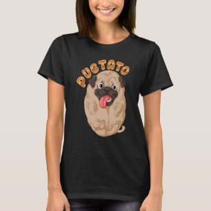 T-shirt Costume de chien Pugtato Pug Potato  Mème Hommes e