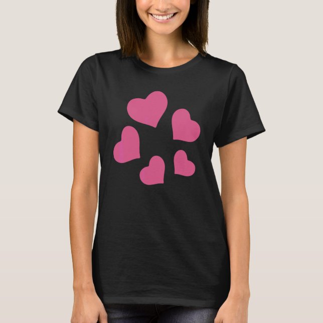 T-shirt Costume de coeurs tournants (Devant)