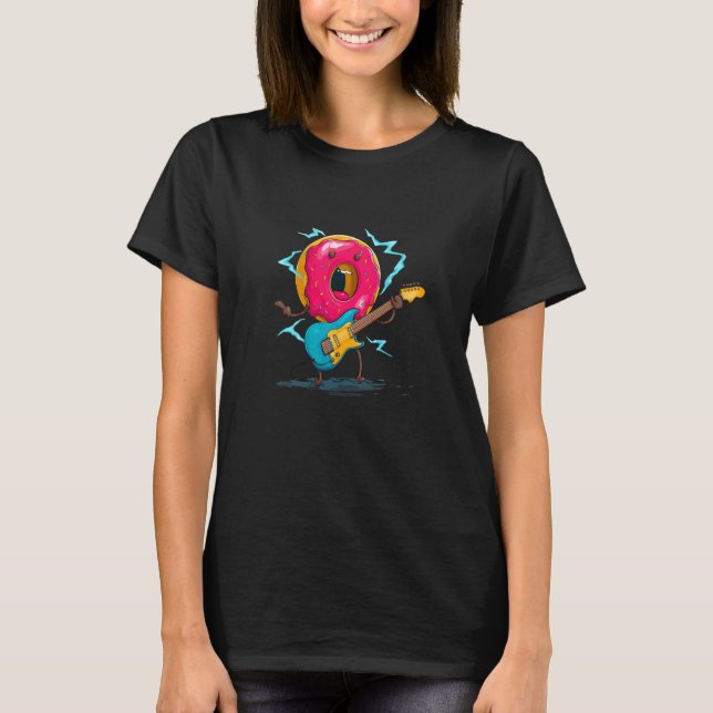 T-shirt Costume de collation de guitare électrique (Devant)