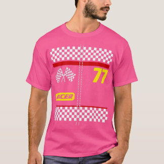 T-shirt Costume de conducteur de voiture de course pour Ha
