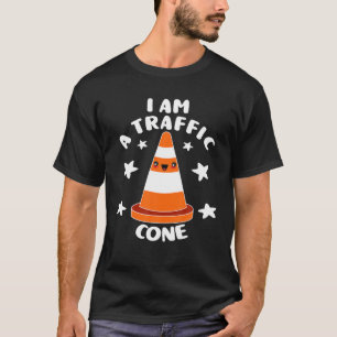 T-shirt Costume de cône de rue Je Suis Un Cône De Traf