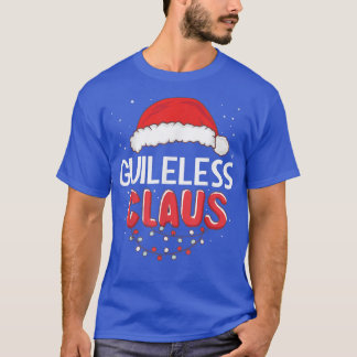 T-shirt Costume de correspondance Noël du Père Noël sans g