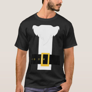 T-shirt Costume de costume Père Noël Beard Noël Noël Noël