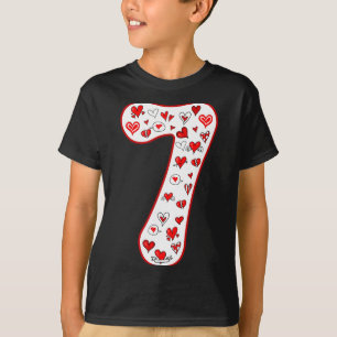 T-shirt Costume de couple numéro 7 Duo 67 Mème Six Sept Va