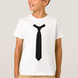 T-shirt Costume de cravate noire